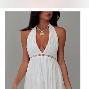 White Princess Polly romper